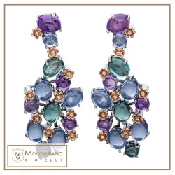 Orecchino Positano pendente lungo| Gioielli De Nobili